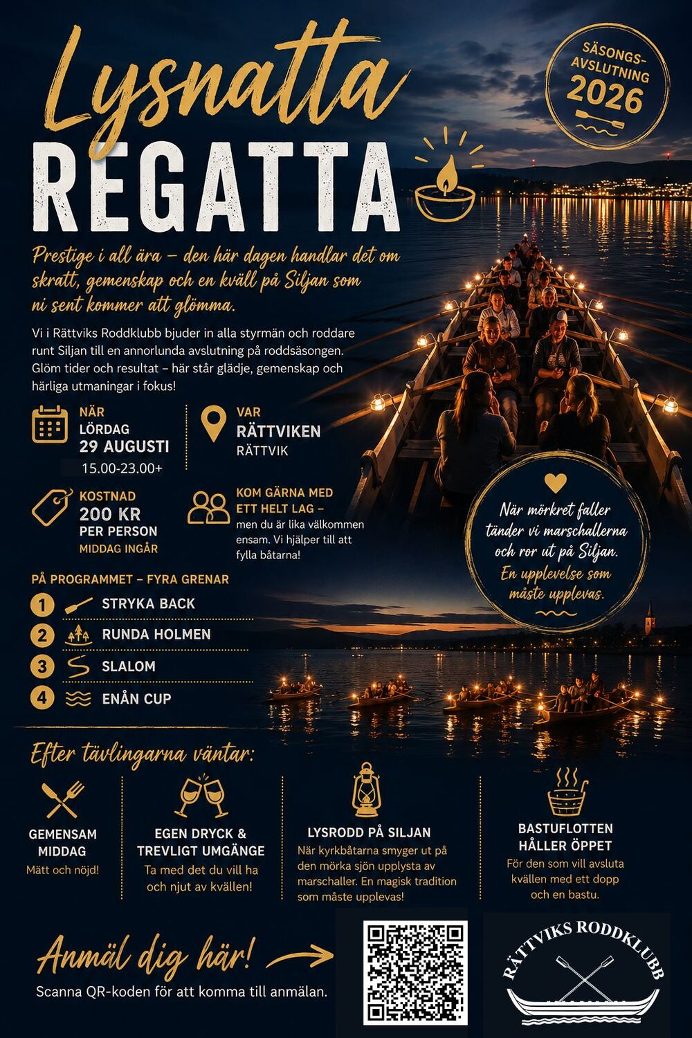 Anmälan till LYSNATTA REGATTA -- 2026